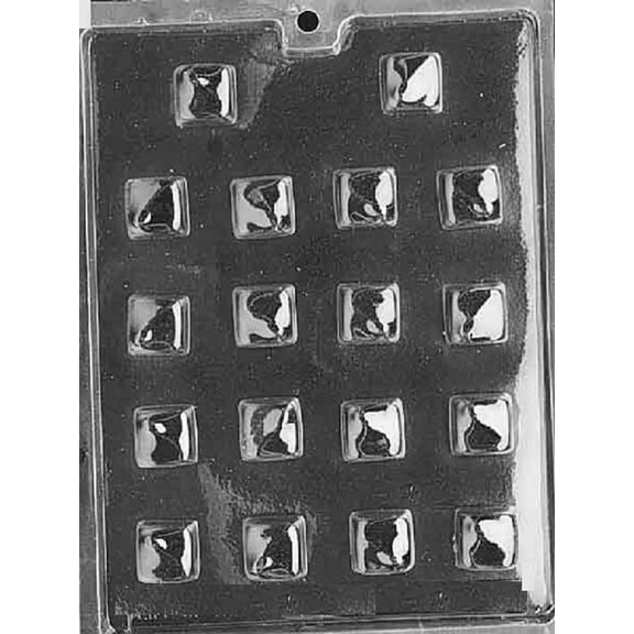 Grandmama's Goodies AO013 Caramel Chocolate Candy Soap Mold with Exclusive Molding Instructions