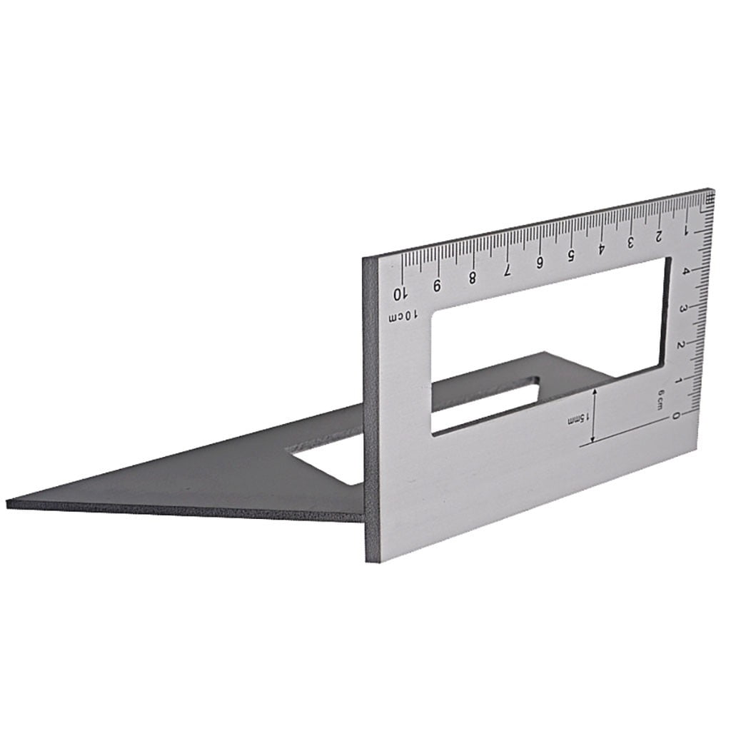 Black Aluminum Angle Ruler Woodworking Scribe Angle Measurement Woodworking Marking Tool for Woodworking Decoration 45 Degree Angle Scriber Black Aluminum Angle Ruler Woodworking Scribe Angle Measurement Woodworking Marking Tool for Woodworking Decoration 45 Degree Angle Scriber