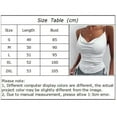 thumbnail image 4 of Women Spaghetti Strap V Neck Camisole Sleeveless Slim Sexy Side Corset Top Drawstring Casual Tank Tops, 4 of 5
