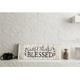 thumbnail image 3 of Inkdotpot Stretched Canvas Quotes Wall Art Dcor-Grateful Thankful Blessed Wall Decor- 6 x 17 Rustic Wall Art Sign-Farmhouse Decor Faux Plaque Sign, 3 of 8