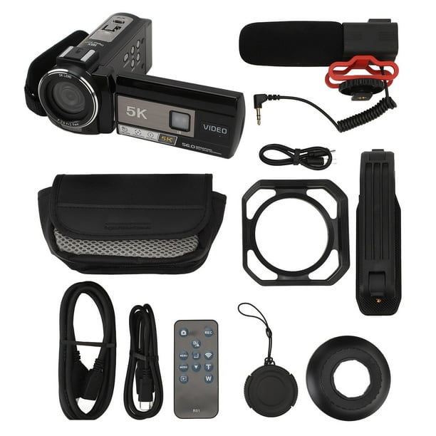 Camcorder, 18X Zoom 3 Inch IPS Touchscreen Digital Video Camera 5K