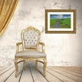 thumbnail image 3 of Jones, Adam 32x23 Gold Ornate Wood Framed with Double Matting Museum Art Print Titled - Rural road through rolling wheat fields-Palouse region of eastern Washington State, 3 of 4