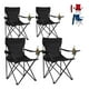 thumbnail image 1 of 4 Sillas Plegables CJR de Playa Campamento y Exteriores negro, 1 of 8