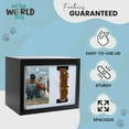 thumbnail image 6 of Better World Pets Urn and Keepsake Box Memorial- Collar Display and Photo Frame Holds 4 x 6 inch Picture - for Dogs and Cats – Perfect for Pet Lovers, Black, 6 of 6