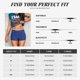 thumbnail image 5 of Fotbe Blue Lantern Shapes Shorts Sin Costuras – Shorts Deportivos de Cintura Alta para Mujer, Elásticos para Gimnasio, Yoga, Running o Ciclismo-Large, 5 of 8