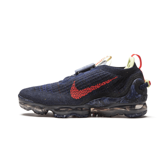 NIKE MENS Air VaporMax 2020 Flyknit "Obsidian Siren Red'" CW1765 400 from Stadium Goods