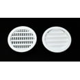 thumbnail image 6 of 24 Pack 2" White Round Plastic Louver Soffit Air Vent, 6 of 9