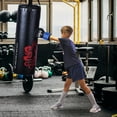 thumbnail image 3 of Goplus 40Lbs Filled Punching Boxing Suit w/Sandbag Gloves Rucksack Hook Jump Rope, 3 of 10