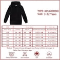 thumbnail image 2 of Sudadera con capucha LQBNZQZ para niños y niñas de 9 a 10 años, azul, 2 of 9