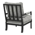 thumbnail image 6 of Eliza Spindle Chair in Graphite Black Fabric, 6 of 9