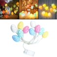 thumbnail image 3 of Cadena de Luces multicolor Sunnimix 10 Luces farolillos colgantes Luces de hadas lámpara de huevo de Pascua 2m, 3 of 8