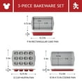 thumbnail image 2 of Farberware Disney Bake with Mickey Mouse 3 Piece Cake, Muffin, and Baking Sheet Pan Set, Red, 2 of 4