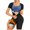 Black Silver, variant on Women's 3-in-1 Sauna Suit Sweat Vest - Waist Trainer Full Body Shaper, Boosts Sweat 5X for Weight Loss, Short Sleeve Workout Top