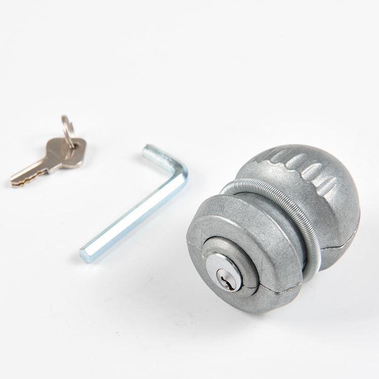 Trailer AntiTheft Security Lock（1set，silver）