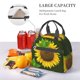 thumbnail image 5 of Fotbe Sunflower Bolsa de Almuerzo con Estampado, Lonchera Aislada, Contenedores de Comida Reutilizables Tipo Cooler a Prueba de Fugas, 5 of 7