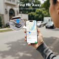 thumbnail image 4 of UGREEN FineTrack (iOS Only)Air Tracker Tags 2 Pack, 1-Year USB-C Rechargeable Battery Bluetooth Tracker Compatible with Apple Find My, Item Finder Smart Tag for Key Luggage - [Apple Find My Certified], 4 of 9