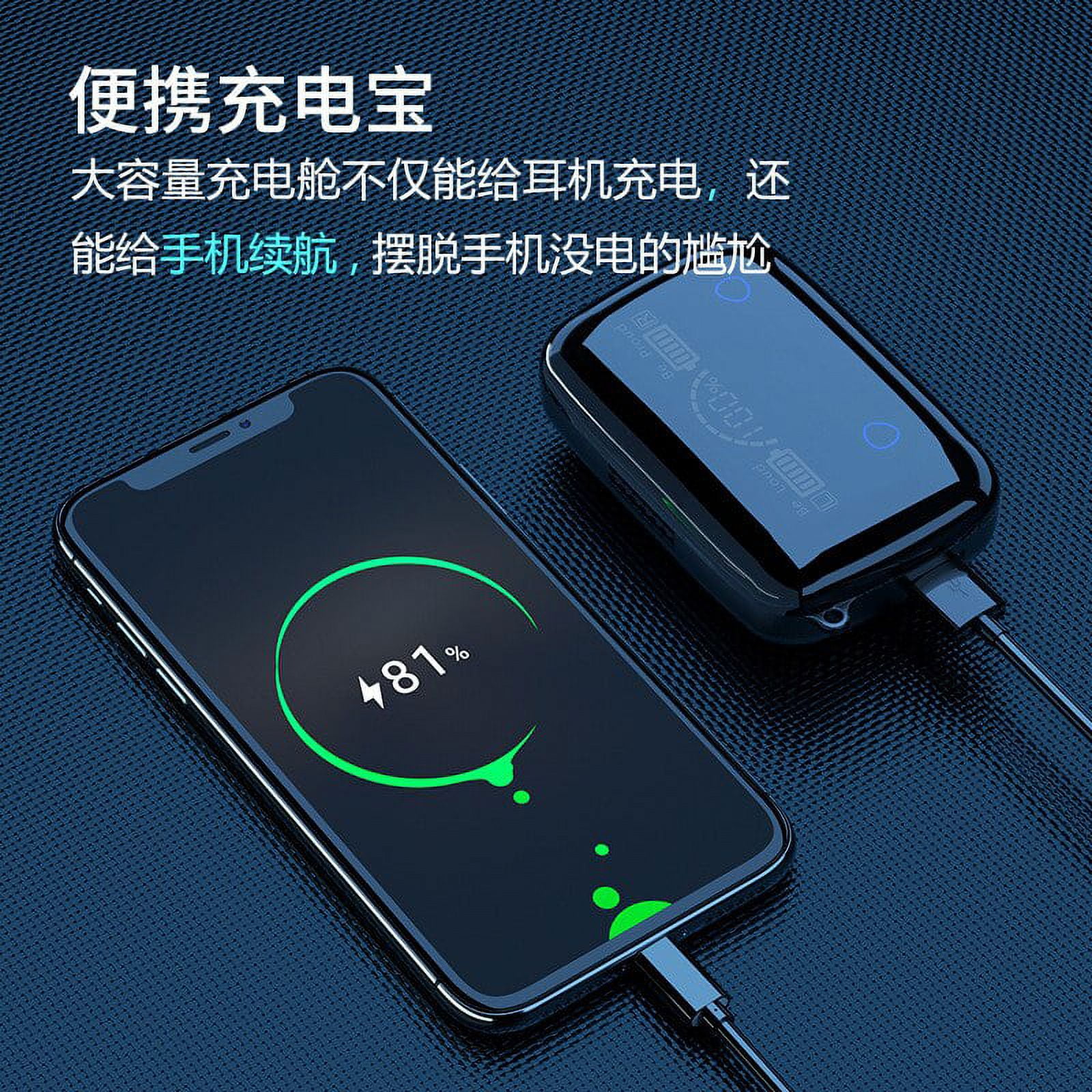 TWS Wireless Earphones Bluetooth compatible Headphone 9D Stereo Sports Waterproof Earbuds Headsets With Microphone Charging Box