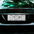 thumbnail image 7 of License Plate,Bull Head among Flowers Decorative Front,Personalized Stainless Steel License Plate Cover For Men Women,12.2" X 6.2", 7 of 7