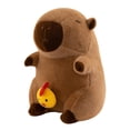 thumbnail image 2 of Juguete de peluche suave, linda decoración de felpa de capibara, juguete de peluche de capibara, muñeca de capibara , adolescentes, niños, 2 of 9
