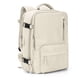 thumbnail image 1 of Mochila de viaje VGCUB grande de 40 litros para ordenador portátil de 17 pulgadas, color beige, 1 of 9