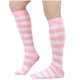 thumbnail image 1 of Calcetines de invierno cálidos a rayas hasta la pantorrilla y hasta la rodilla para mujer y hombre, calcetines universales hasta la pantorrilla, calcetines de algodón para mujer., 1 of 2