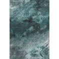 thumbnail image 2 of Addison Rugs Mayfield Washable Transitional Modern Teal Rectangle Rug, 8' x 10', 2 of 6