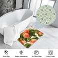 thumbnail image 3 of Peach Polyester Non-Slip Machine Washable Bath Rugs Door Rugs Floor Mat, 3 of 6