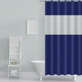 thumbnail image 6 of Lksixu Shower Curtain for Bathroom, 71"x71" PEVA Shower Curtain with See Through Top Window, Waterproof Quick-Drying Washable Shower Curtain with Hooks Modern Style Bathroom Decor for Bathrubs Spa, 6 of 9