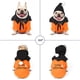thumbnail image 4 of Calabaza de Halloween Funky vestido de dos piezas para cachorros Fiesta de perros Camisa de chaleco para mascotas de dos piezas Disfraz de gato festivoM, 4 of 5