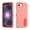 Clear Orange, variant on For iPhone 17e Case,2 Pack Screen Glass Protector Film,Military Grade Dual Layer Design,Build Kickstand Shockproof Cover for iPhone 17e(Purple)