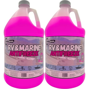 RV/Marine Antifreeze (2-Pack) -75°F Freezing Point Protection - 2 Gallon Pink Premium Antifreeze