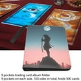 thumbnail image 3 of Card Binder, 9 Pockets 900 Cards Trading Card Album, 3  Game Cards Binder With Carrying Strap, Waterproof Multipurpose Trading Card Holder For Sports Cards, Game Cards, 3 of 8