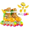 thumbnail image 1 of Juego De Patines Para Niños Patines De Ruedas Con Iluminación Cómodos Patines En Línea Transpirables Yuarrent OD016750-06, 1 of 6