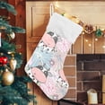 thumbnail image 5 of Coolnut Christmas Stockings Family Holiday Party Personalized Gift Cartoon Cow Christmas Stockings Christmas Decorations Mantel Decor, 17.71"x12.20" 2PCS, 5 of 7