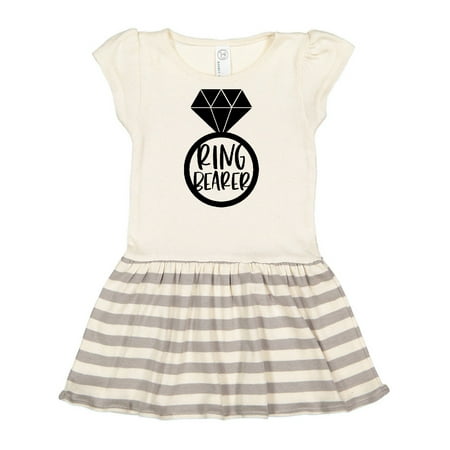 

Inktastic Ring Bearer Wedding Party Gift Toddler Girl Dress