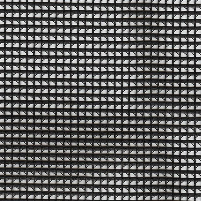 Tissu en Maille Trempée PVC avec 100 pour Cent Polyester , Noir
