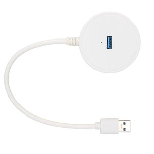 USB Le centre, 4 Ports USB 3.0 Ultra Hub de données minces USB 3.0 Multiport de Splitter USB Hub avec vitesse de transmission 5Gbps Compatible avec Pour OS Pour