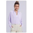 thumbnail image 2 of Women Long Sleeve Sun UV Protection Shirt UPF 50+ Zip Up Jacket Outdoor Coat, 2 of 3