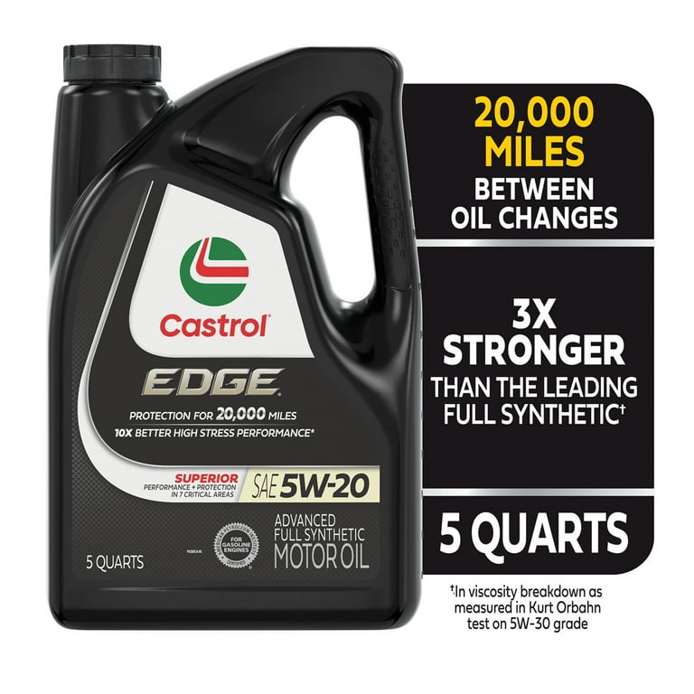 Castrol EDGE 5W-20 High Mileage Advanced Full Synthetic