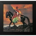 thumbnail image 2 of Unknown 16x15 Black Modern Framed Museum Art Print Titled - Arabian Knight, 2 of 5