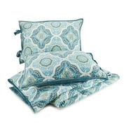 Better Homes & Gardens Aqua Velvet Medallion King Sham (2 Count)