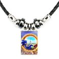 thumbnail image 5 of Collar de cuentas de obsidiana de Sonic The Hedgehog, accesorios periféricos de juego para mujeres, collar con colgante de moda, regalos para niños, 5 of 5