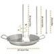 thumbnail image 3 of Fiudx Parrilla Vertical para Brochetas, Brochetas de Acero Inoxidable de 25 Cm, Clavos Desmontables para Pollo y Carne Enteros, Cocción Uniforme y Rápida Disipación Del Calor, Ideal para Barbacoa y P, 3 of 7