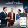 thumbnail image 3 of AI Language Translation Audífonos, Audífonos Traductores 3 en 1 en Tiempo Real para 144 Idiomas, Dispositivo Traductor Inalámbrico de Audífonos Bluetooth con Aplicación para iOS y Android, Ideal para Viajes, Regalos de Negocios, 3 of 7