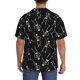 thumbnail image 3 of Balery Happy Skeletons Dancing Camisa Casual de Manga Corta con Botones para Hombre, Texturizada, Estilo Cubano, para Playa, Verano-Large, 3 of 5