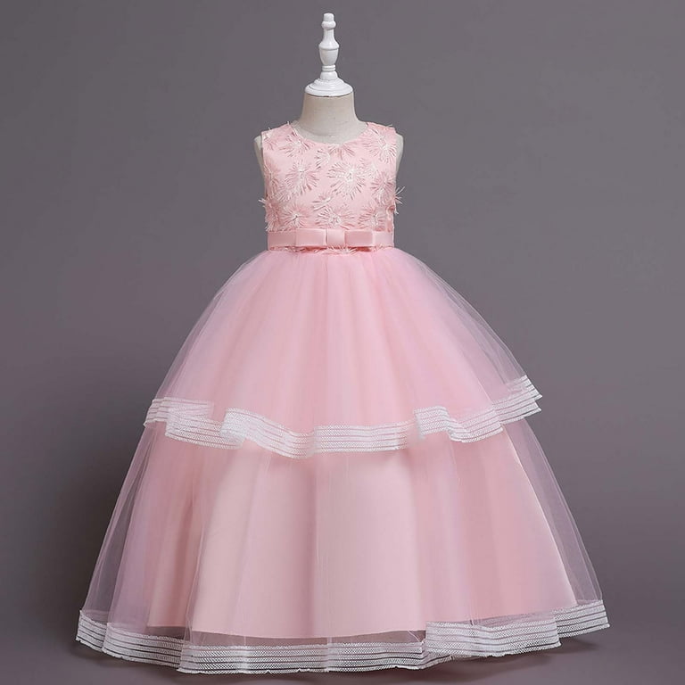 Pejock 3 12 Years Kids Pageant Flower Girl Dress Little Girls