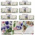 thumbnail image 2 of Valance Curtains for Kitchen Windows Easter Rabbit Rustic Butterfly Bee Rod Pocket Valance Pastoral Flower Leaf Linen Short Window Curtain Topper for Bedroom Living Room Bathroom 42x12in,1&nbsp;Panel, 2 of 9