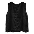 thumbnail image 5 of Zysthvn Sleeveless Men Tank Tops Running Cotton Summer Casual Shirts for Men Crew Neck Button Solid Pocket, 5 of 6