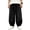 Black, variant on Nilvkv Girls Baggy Sweatpants, Girls Pants, Wide Leg Sweatpants in Solid Colors with Elastic Waist and Side Pockets for Casual Fall Days Black 9-10 Years