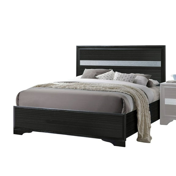 ACME Naima Full Panel Bed in Black